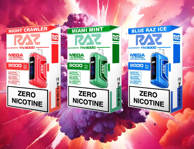The RAZ TN9000 Zero Nicotine Vape: A Premium Experience Without the Nicotine