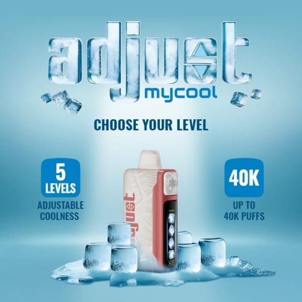 Adjust MyCool: The Smart Vape Revolution with 5 Cool Levels